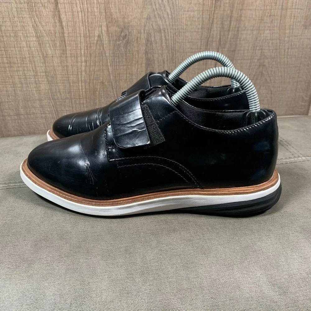 Cole‎ Haan Grand Evolution Womens Size 5D Black Loafer Shoes W08364 Round Toe